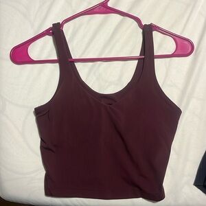 Deep purple lulu workout tank